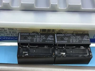 New G6RL-1 12VDC Power Relay 10A 250VAC 5 Pins x 10pcs - Image 1 of 2