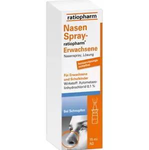 3X NASENSPRAY Ratiopharm Erwachsene konservierungsmittelfrei 15 ml PZN 00999848 - Bild 1 von 1