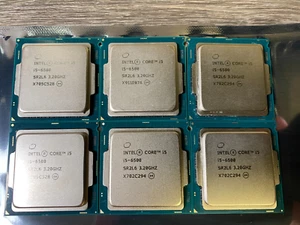 LOT OF 6! Intel Quad Core i5-6500 SR2L6 3.2GHz 6M cache 8GT/s LGA1151 CPU - Picture 1 of 4