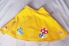 Little Bird by Jools Oliver Yellow Corduroy Embroidered Girls Skirt Age 5-6