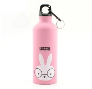 Kaninchen Aluminium Trinkflasche 500ml - Bild 1 von 1
