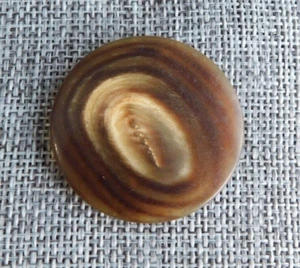 Antique Vtg Horn or Bone Button Aprx: 1-1/2" #814-B - Picture 1 of 4
