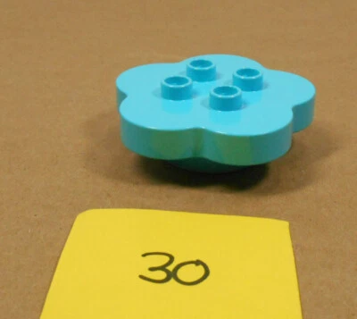 Duplo Lego Artículo Mesa Flor Base Redonda Verde Azulado Y30 Foto 1 de 3