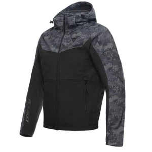 5% DE DESCUENTO Chaqueta de Motocicleta/Scooter Dainese Ignite Tex con Capucha Negra/Gris Camuflaje - Imagen 1 de 4