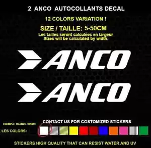 2 ANCO sticker genuine decal sticker vinyl waterproof 5-50cm - Picture 1 of 2