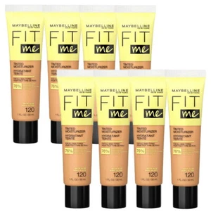 8x Maybelline Fit Me Tinted Moisturizer with Aloe 30ml 120 - Picture 1 of 5