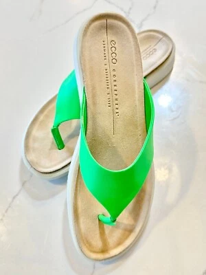 Chanclas verdes para mujer ECCO, talla 40 Foto 1 de 2
