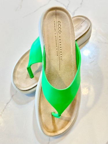 Infradito donna verde ECCO taglia 40