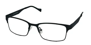 Lucky Brand Big Kids Ophthalmic Eyeglass Rectangle Black Metal D808 47mm - Picture 1 of 11