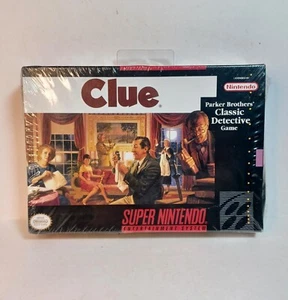 Super Nintendo Clue SNES - 1992 - SELLADO de fábrica auténtico NUEVO - Imagen 1 de 6