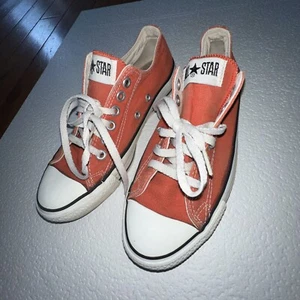 Vintage orange (verblasst) Converse All Star niedriges Top Made in USA Größe US 5,5 - Bild 1 von 24