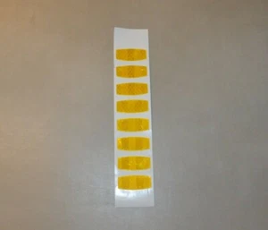 Pride Quantum Q6 Edge Wheelchair Amber Caster Wheel Reflectors (2.0 3 3.0) - Picture 1 of 3