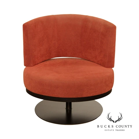 Amisco Midcentury Modern Style 'Singapour' Swivel Club Chair Cover