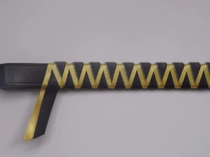 Grau und Gelb - Everyday Velvet Cornerstone Browband - Pony Cob Full - Bild 1 von 2