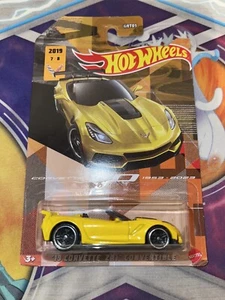 2023 Hot Wheels Corvette 70 Years '19 Corvette ZR1 Convertible #7/8 - Imagen 1 de 2