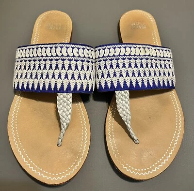 Fabulous Jasper & Jeera Anthropologie Sandalias Bordadas Púrpura 38 (8 M) Foto 1 de 4