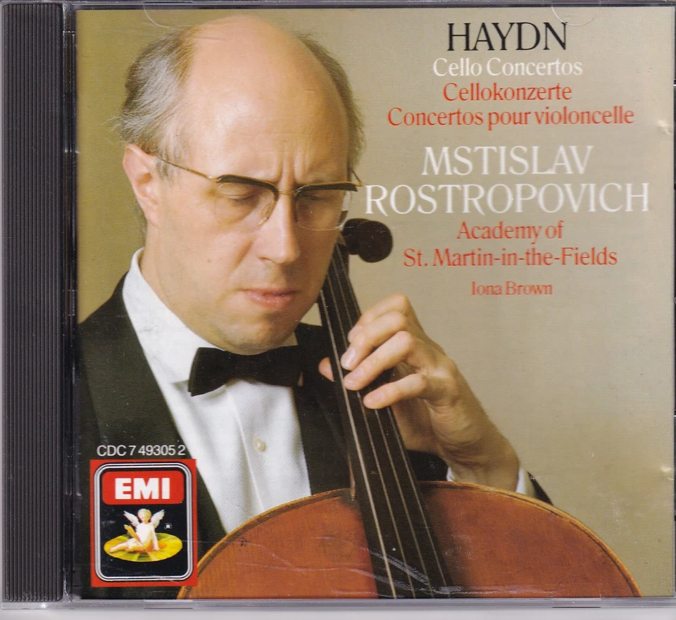 MSTISLAV ROSTROPOVICH - Haydn: Cello Concertos - EMI CD 1991 - Bild 1 von 2