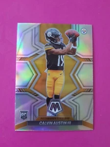2022 Panini Mosaic #342 Calvin Austin III RC Rookie- Steelers- Silver Holo Prizm - Bild 1 von 2