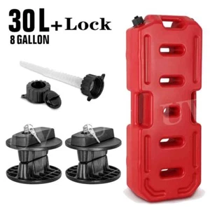 30L 8 Gallon Fuel Pack Gas Container Fuel Can Lock for Jeep ATV UTV Polaris RZR - Bild 1 von 10