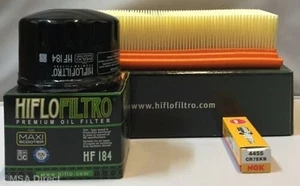 Service Kit Pour Gilera 500 Nexus / Sp (Filtre à Air/Huile Filtre Et Allumage - Picture 1 of 8