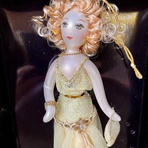 Damen mit Eleganz italienisches mundgeblasenes Glas Glam Fashion Lady Weihnachtsschmuck - Bild 1 von 2