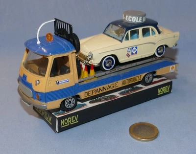 Norev  1/43 : Peugeot Fourgon J7 "Transport voiture" & Simca Auto-Ecole - Photo 1/4