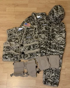 Under Wraps Armee Kostüm Militär Armee Soldat - 8-teilig Camouflage Größe 7/8 - Bild 1 von 4