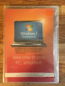 Microsoft Windows 7 Professional 64Bit DVD.OEM.Great Condition.NO Product Key - Picture 1 of 4