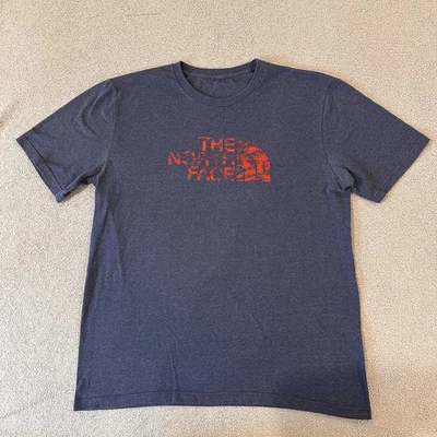Camiseta para hombre The North Face gris roja con logotipo XL Foto 1 de 4