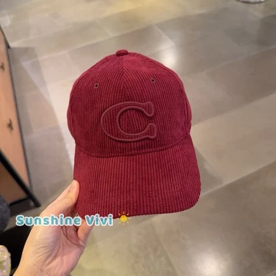 Новый с Ярлыками тренер подпись нашивка бейсбольная шляпа темное вино CCN97 унисекс - Изображение 1 из 4