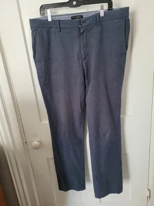 Mens Banana Republic Dress Pants Blue Chino Slim Fit 36x32 - Picture 1 of 3
