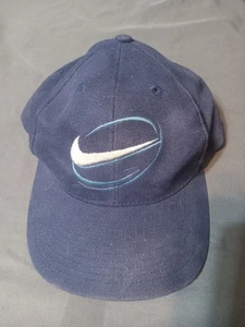 VINTAGE Nike Mütze Cap Snap Back Rot Swoosh Herren 90s Woolblend - Bild 1 von 7