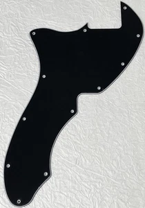 Neu ideal für US Telecaster Thinline/Tele 69 leer linkshand Schlagbrett 3-lagig schwarz - Bild 1 von 5