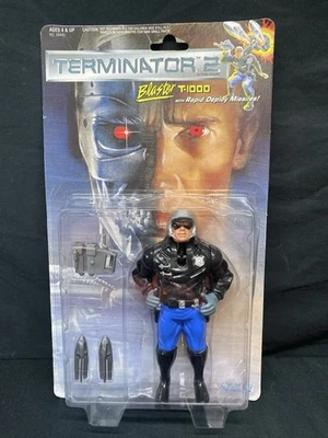 Vintage 1991 Kenner Terminator 2 "BLASTER T-1000" with Rapid Deploy Missiles - Image 1 of 4