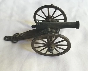 Vintage Toy Cannon - Cast Metal - Lead Parts? Civil War Era - Small Penncraft - Picture 1 of 7