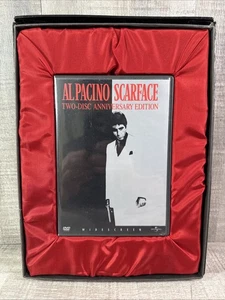 SCARFACE AL PACINO Two-Disc Anniversary Edition DVD Collectors Box And Movie - Foto 1 di 12
