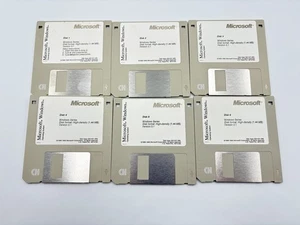 Microsoft Windows 3.1 on 3.5" 1.44MB 6 Floppy Disks Install Setup - TESTED - Picture 1 of 2