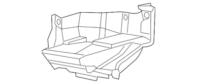Genuine Volkswagen 2012-2016 Volkswagen Beetle - Liner Extension 5C5807262 - Image 1 of 4