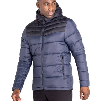 Dare2B Elite Hot Shot Mens Insulated Jacket Grey Outdoor Walking Padded Coat - Image 1 of 4