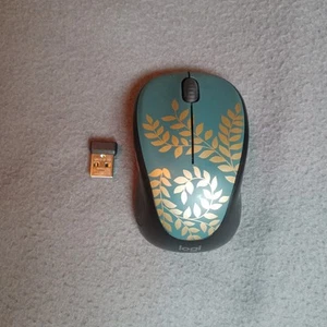 Logitech M317 Wireless Mouse Design Collection Limited Edition Golden Garden - Picture 1 of 4