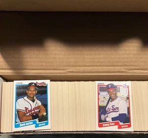 Juego completo de tarjetas de béisbol Fleer 1990 Sosa, Justice RC. JUEGO ALTA CALIDAD - Imagen 1 de 1