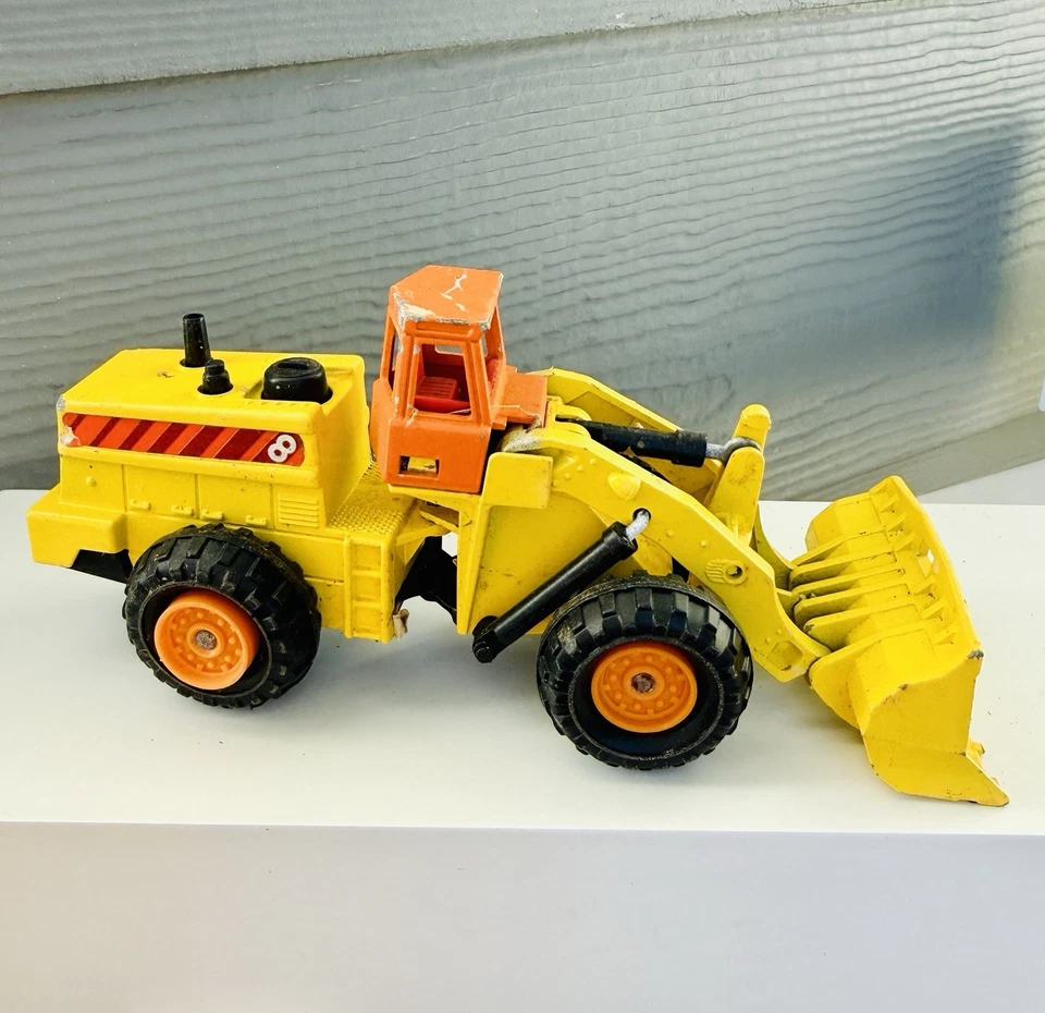 Vintage 1980s Majorette Articulated Front End Loader 1/56 Scale Made In France - Image 1 of 4