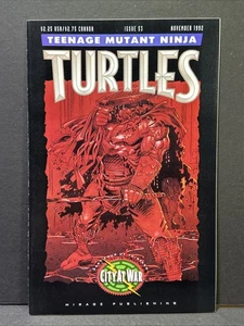 Teenage Mutant Ninja Turtles #53 Mirage Studios 1992 City At War Part 4 NM- TMNT - Picture 1 of 4