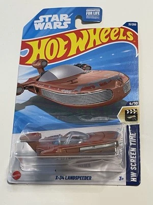 HOT WHEELS - STAR WARS  - HW SCREEN TIME - X-34 LAND SPEEDER #4/10 - Image 1 of 4