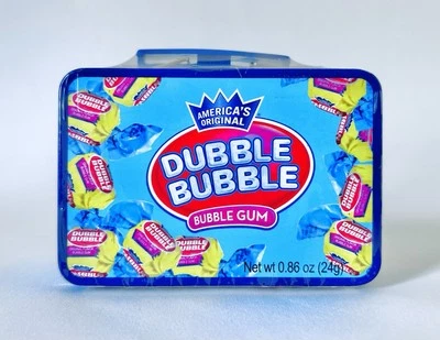 Винтажный 2009 мини ланчбокс конфеты 5,5 «запечатанный контейнер двойной пузырь жевательная резинка - Изображение 1 из 4