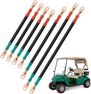 JERBOR Heavy Duty 4 Gauge Golf Cart Battery Cables Fit for EZGO TXT - Bild 1 von 7