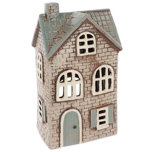 Village Pottery Brick House Grey | Ceramic Tealight Holder - Picture 1 of 1