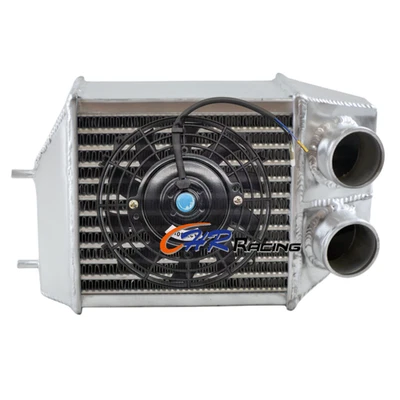 Aluminium Intercooler+Fan for 1985-1991 Renault Super 5 R5 GT turbo 1988 1989 - Image 1 of 4