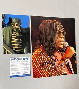 MILTON NASCIMENTO Foto Firmata di Persona 20x25 Autografo + Foto + ACOA - Foto 1 di 1