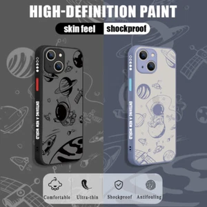 ShockProof Astronaut Hard Case For iPhone 15 14 Pro Max 13 12 11 XR Phone Cover - Picture 1 of 19